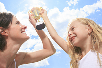 Daughter & Mom Trophy small