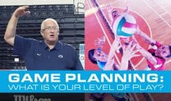 Volleyball game planning for your level