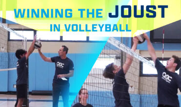 Winning the joust in volleyball