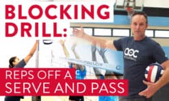 volleyball blocking drills